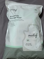Motif Breastmilk Storage Bags 100ct BPA-Free Leak Proof Freezer Safe