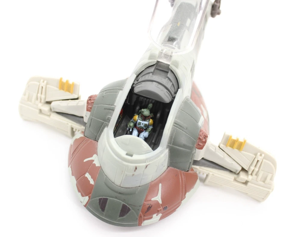 Star Wars Action Fleet Slave 1 W/Boba Fett & Han Solo Micro Machines 1996 - Image 2 of 4