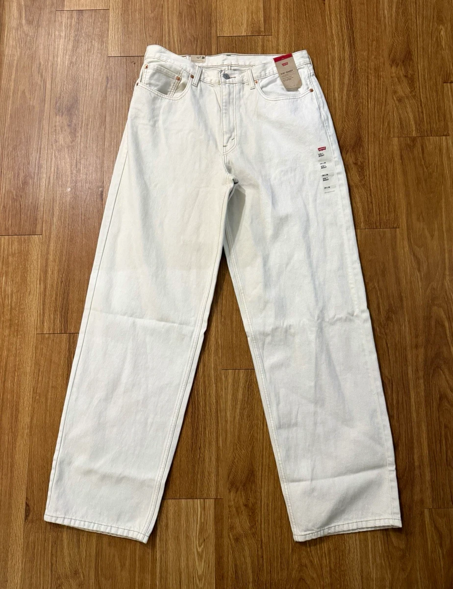 White Relaxed Jeans for Men for sale | eBay