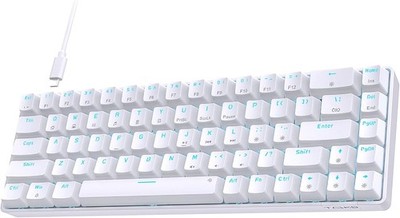 TMKB Mechanische Gaming Tastatur, T68se 60% Prozent Tastatur mit USB Kabel,