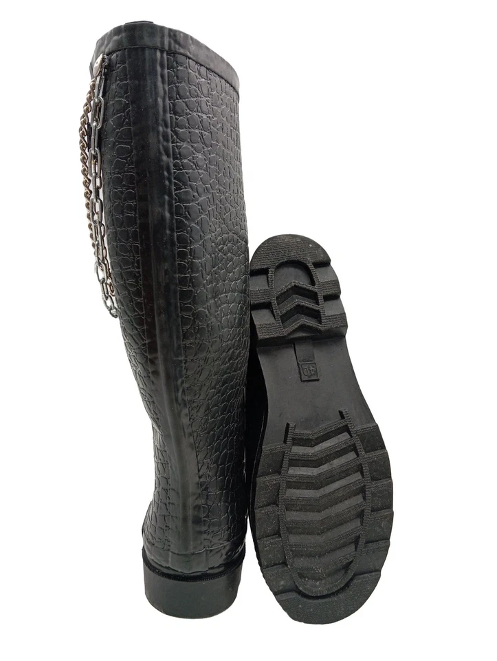 GIESSWEIN Botas de agua Mujeres Botas altas Talla EU 40 negro look casual - Imagen 2 de 4