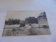 52 ECLARON HAUTE MARNE LE VANNAGE ET LE DEVERSOIR DU MOULIN ANIMEES BARQUE 1918