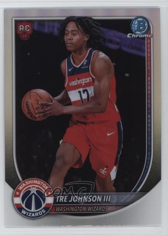 2025-26 Bowman Chrome Rookie Red RC Logo Variation Tre Johnson III #BRR-6 RC 6q5
