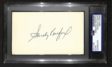 Sandy Koufax Cards and Autograph Memorabilia Guide 41