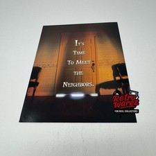 Next Door 1994 VHS Movie Promo Booklet 8.5x11” AD Slick James Woods Randy Quaid