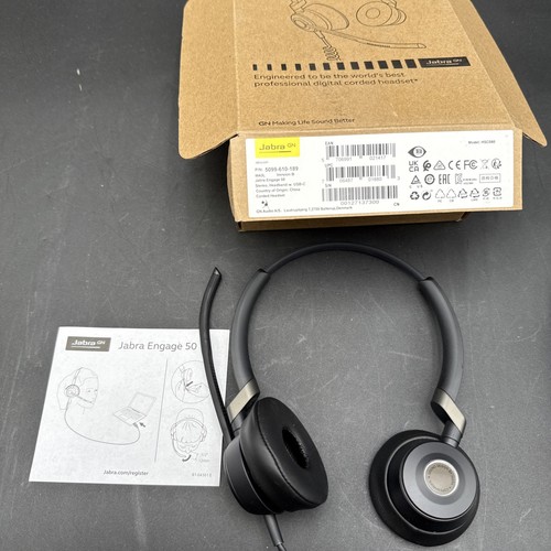 Jabra Engage 50 Stereo Wired Headset USB-C 5099-610-189 HSC080 - Photo 3/6