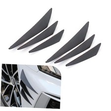 6 PCS Car Spoiler Canards, Front Bumper Lip Canards Splitters, Anti-collision
