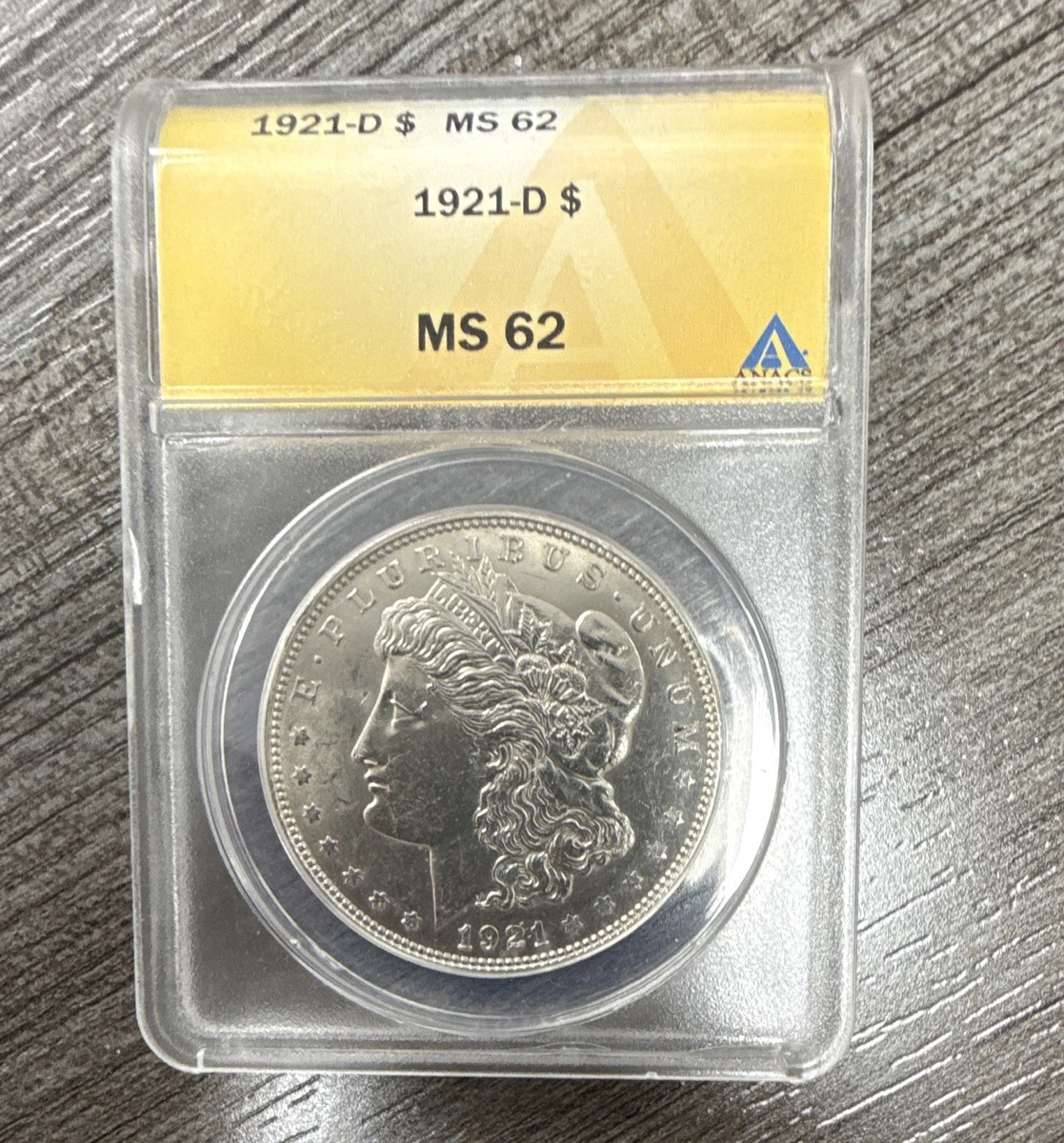 25+ MS 62 Graded 1921 Year Morgan US Dollars (1878-1921) for sale