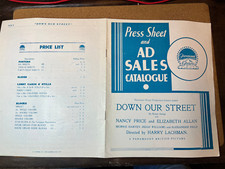 Down Our Street 1932 Paramount 9x1/2x11x1/2" British pressbook Elizabeth Allan