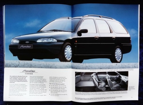 Ford Mondeo CLX, GLX, Ghia, Turnier Prospekt 1.1993 - Picture 7 of 8