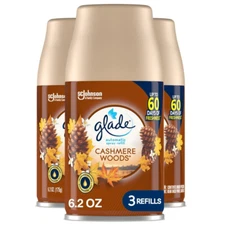Glade Automatic Spray Refill - Cashmere Woods - 6.2 Oz - 3 Count