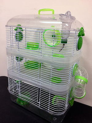 3 level hamster cage