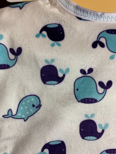 BABEROS DE BEBÉ ANGEL OF MINE NUEVOS CON ETIQUETAS BALLENA, TORTUGA, RANA ALIMENTACIÓN INFANTIL - Imagen 3 de 7