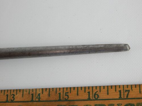 VINTAGE International E.T. Co. NEWARK NJ KNIFE SHARPENING STEEL 12" BUTCHER - Picture 3 of 6