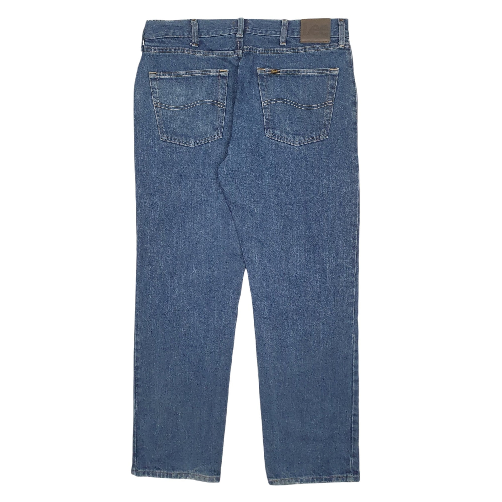 LEE Casual Jeans Regular Fit Blue Denim Trousers Mens W34 L29 image 3
