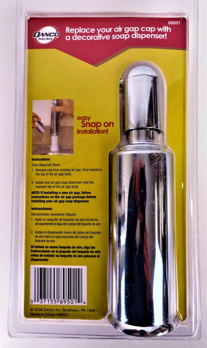 Air gap 2024 soap dispenser