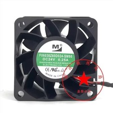 1PCS F06038Z60D024-SM80 DC24V 0.25A 2-Wire Inverter Cooling Fan