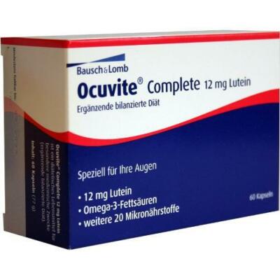 OCUVITE Complete 12 mg Lutein Kapseln 60 St PZN 4871513