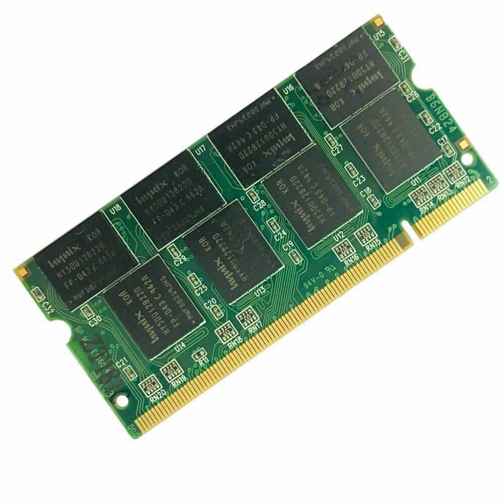 Kingston 1GB DDR1 333MHz PC-2700 200Pin Non-ECC SO-DIMM RAM Laptop Memory  RAM
