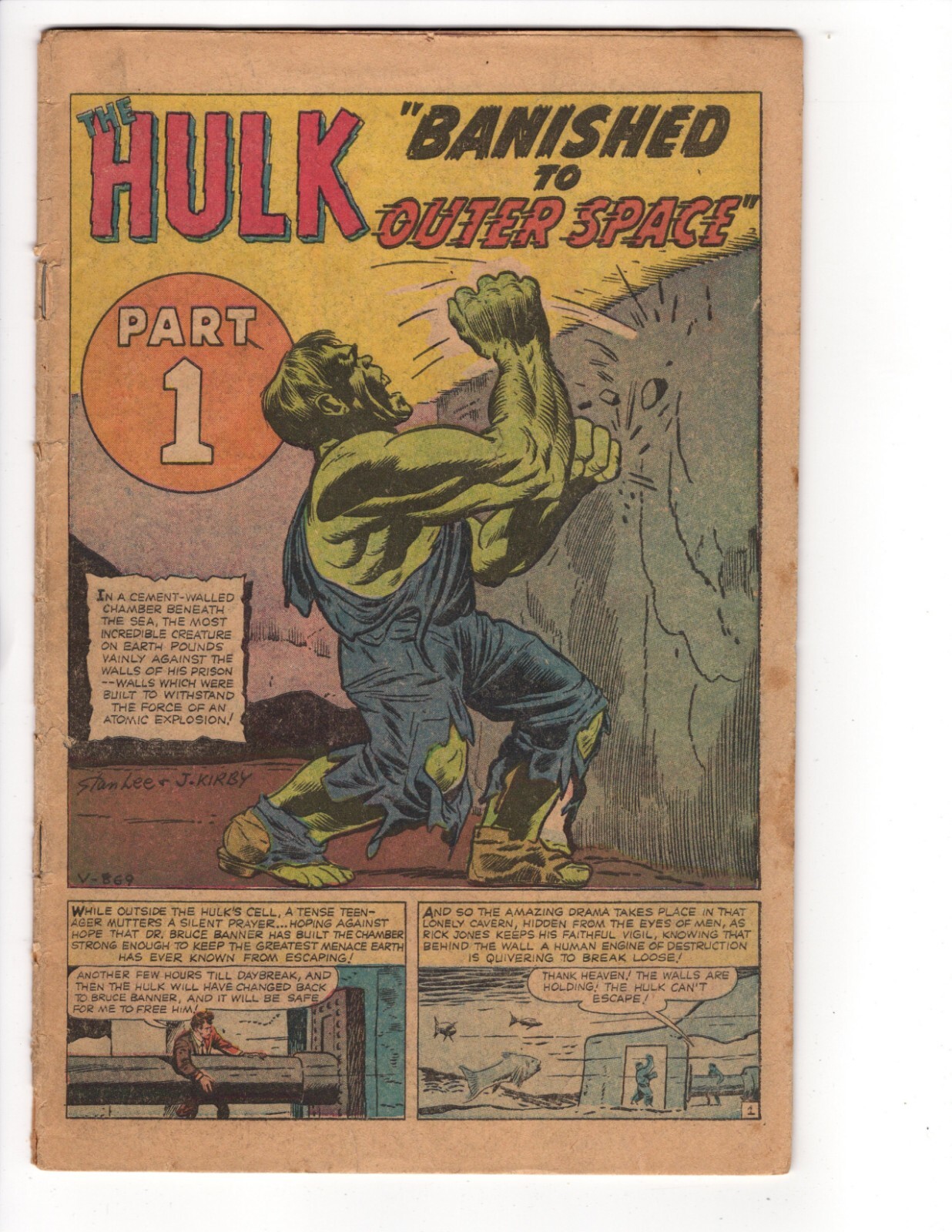 THE INCREDIBLE HULK #3 *KEY* MARVEL COMICS 1962