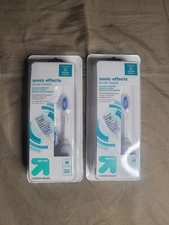 (Lot of 2)3pk Sonic Effects Replacement Brush Heads up & up for Philips Sonicare
