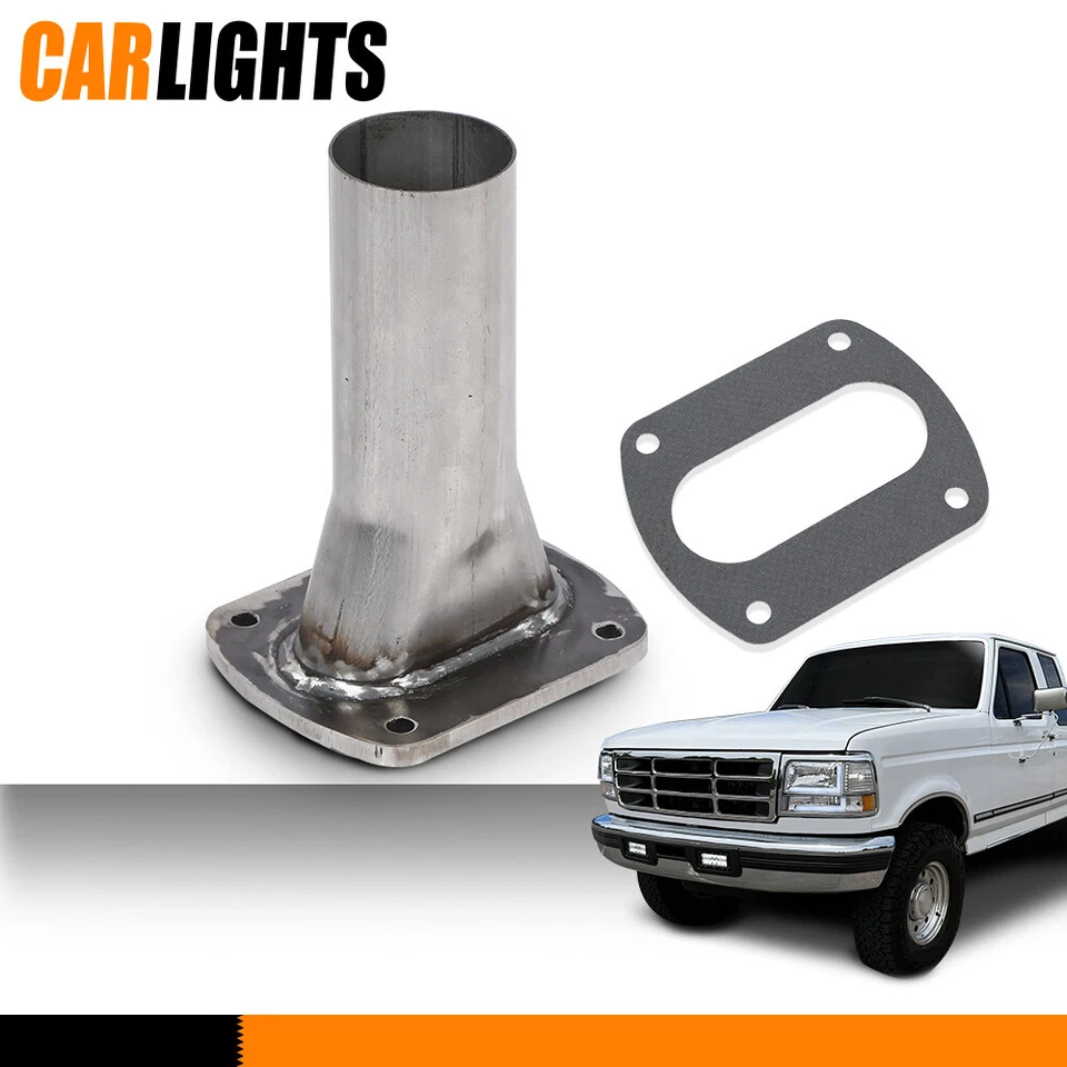 Fit For 87-99 Ford F250 F350 E250 E350 5.8L Catalytic Converter Repair Flange Foto 2 de 4