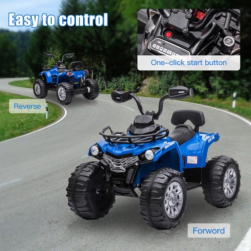 12V Ride On Electric Car Power 4 Wheel ATV Truck Car Toy for 3-8 Years Old Kids - Picture 18 of 25