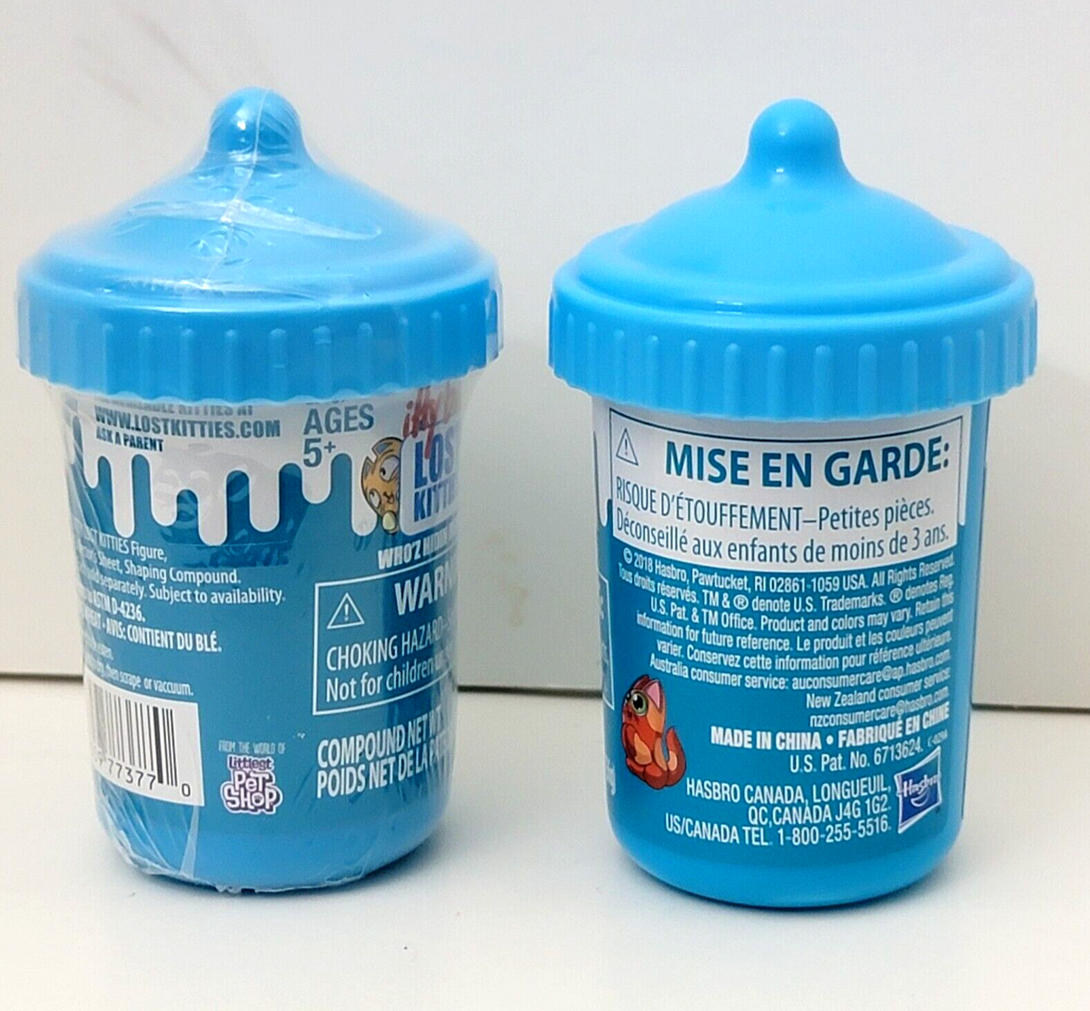 2 pk - Itty Bitty Lost Kitties Blind Mystery Toy Hasbro 2018, Ages