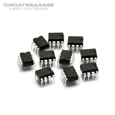 Lot De 100 Ampli-op UA741CN DIP8 - Composant électronique Pour Circuits, Remplacement LM741