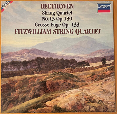 BEETHOVEN SQ 13 Fitzwilliam String Quartet  UK LONDON DIGITAL STEREO 1985 LP NM