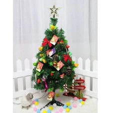 60cm Christmas Tree with LED String Light and Xmas Ornament Tabletop Decorations