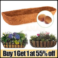 Trough Wall Basket Coco Liner Preformed Coir Fibre Replacement Planter Insert