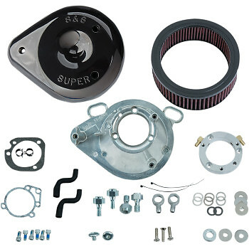 Air Cleaner Tear-Drop 01-17 Black 1010-2164 S&S Cycle 