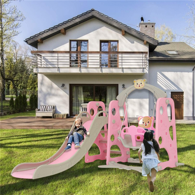 swing set for toddler with slide