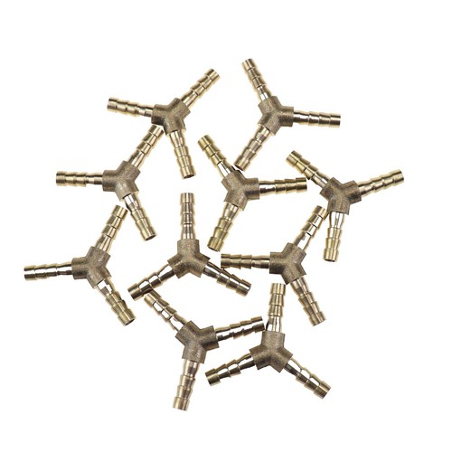 AF C5715 08 08 10   #8 Male JIC (3/4'' 16 Threads) x #10 Male O Ring Boss (7/8'' 14 Threads)   Straight Thread O Ring Boss Branch Tee