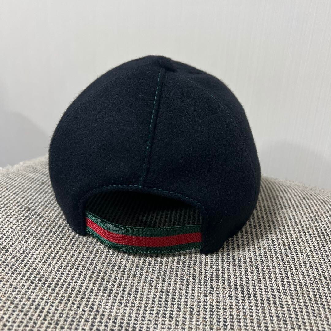 GUCCI Sherry Line GG Interlocking embroidery Logo Baseball Cap Hat