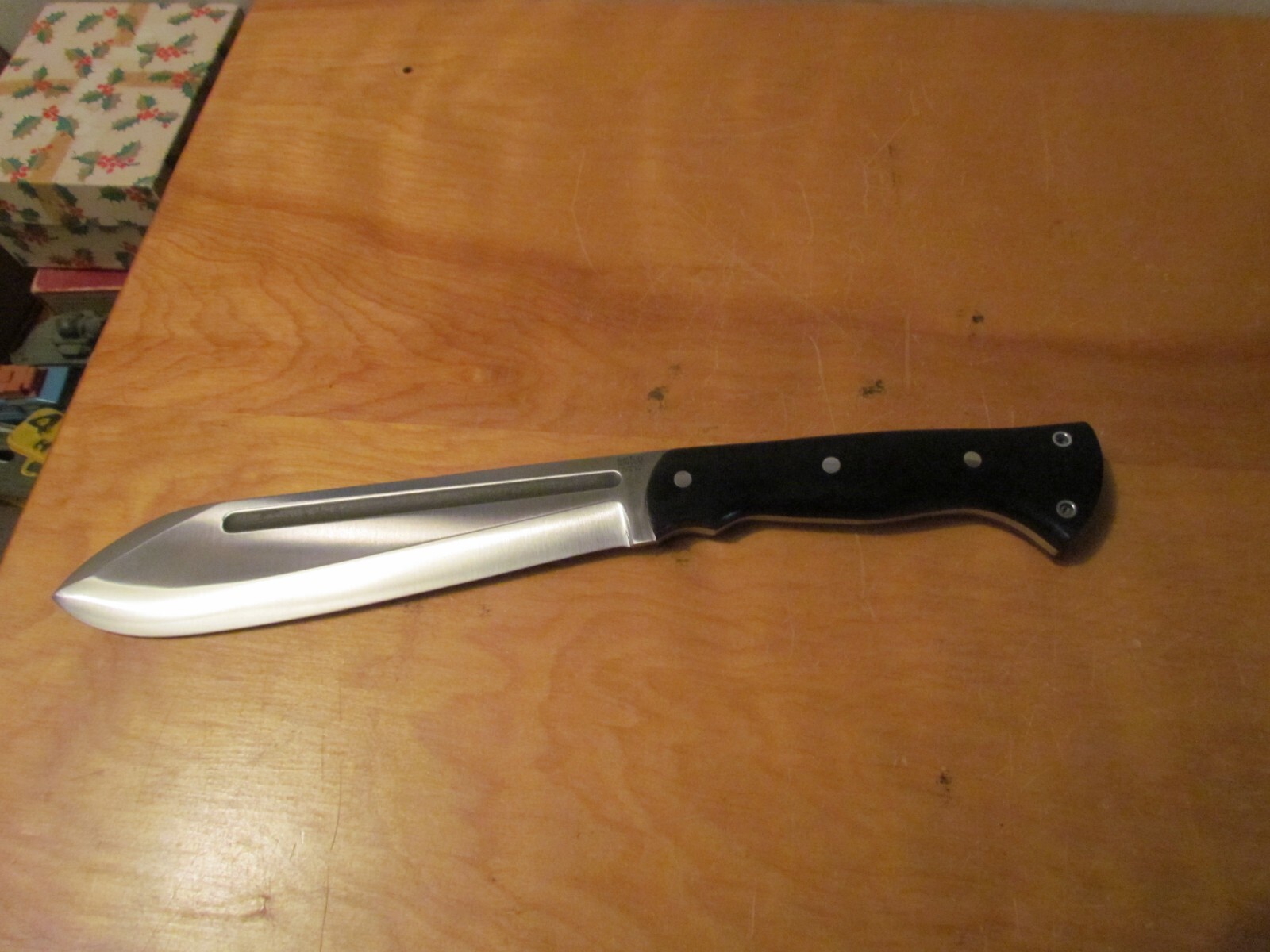 Bark River Knives JX5 Vengeful Black Canvas Scales 1 st Production Run