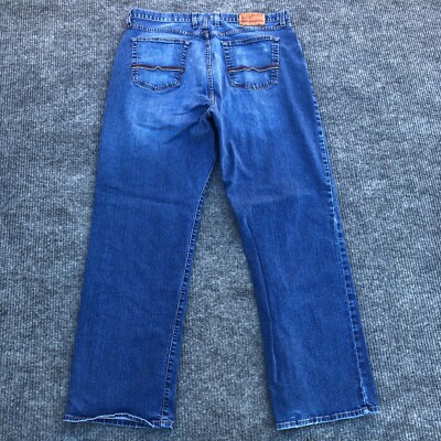 Lucky Brand Men's Classic Fit Jeans Blue Medium Wash Mid Rise Size 38x32