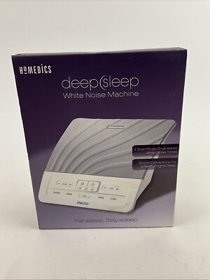 Homedics Deep Sleep White Noise Machine HDS-100 Sleep Aid New In Sealed Box 