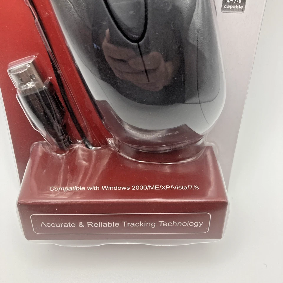 Vintage New Inland 7233 Optical USB Mouse Sealed Box. For PC.  - Image 2 of 4