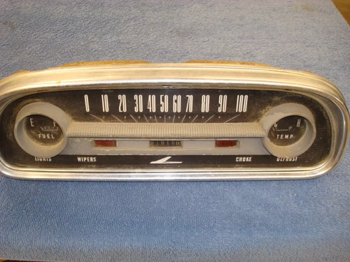 1963 OEM FORD FALCON INSTRUMENT SPEEDOMETER BEZEL CLUSTER CAMERA CASE 1960 61 62