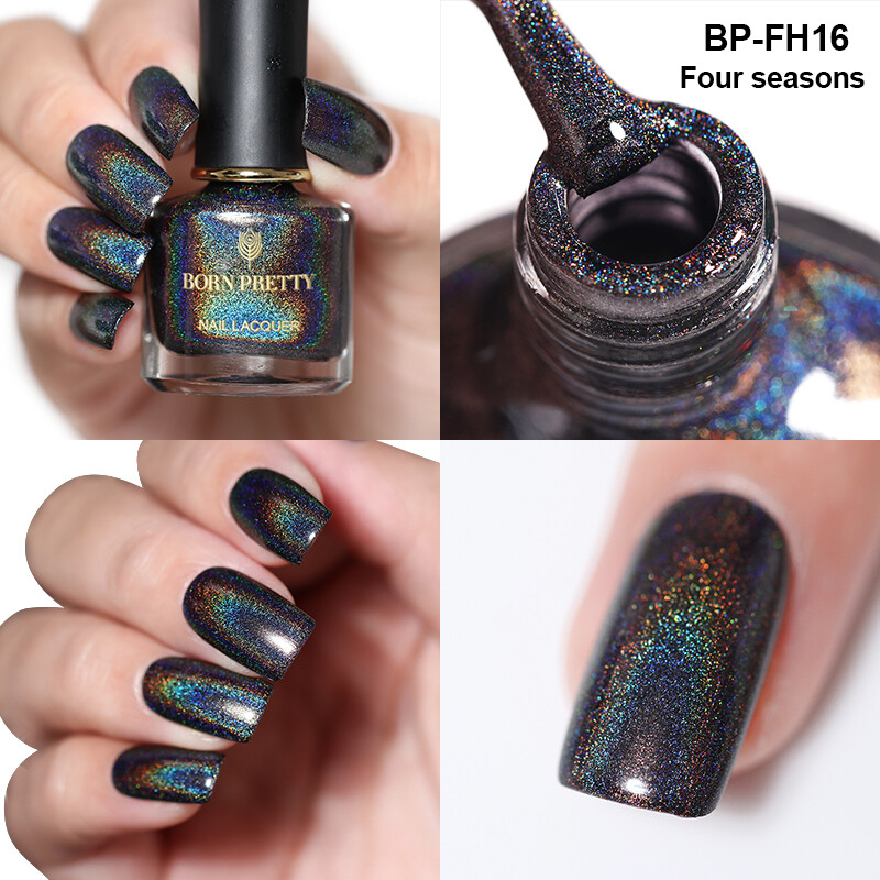 BORN PRETTY Nail Polish Holographics Chameleon Color Changing