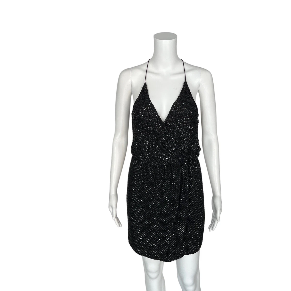 Parker black beaded clearance dress