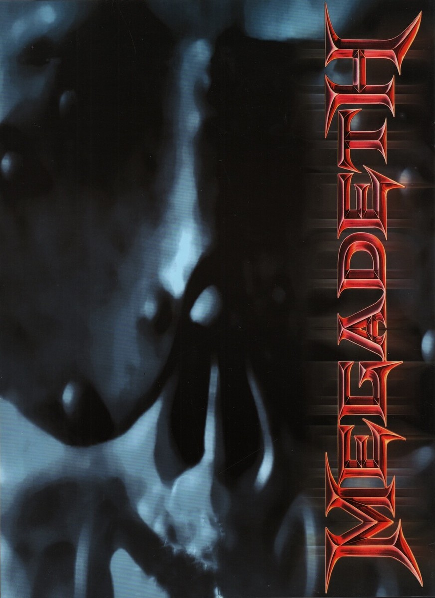 MEGADETH 2001 THE WORLD NEEDS A HERO TOUR CONCERT PROGRAM BOOK