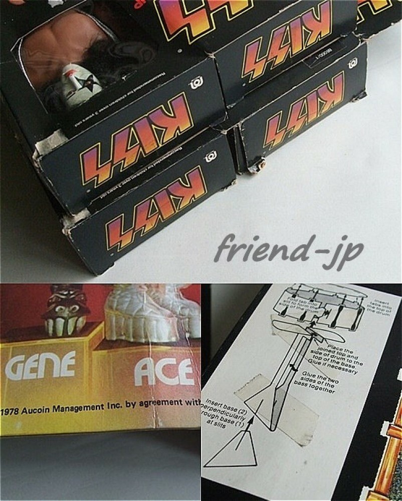 Vintage 1978 Mego KISS Dolls Complete Set Paul/Peter/Ace Vintage 1978 Mego KISS Dolls Complete Set Paul/Peter/Ace