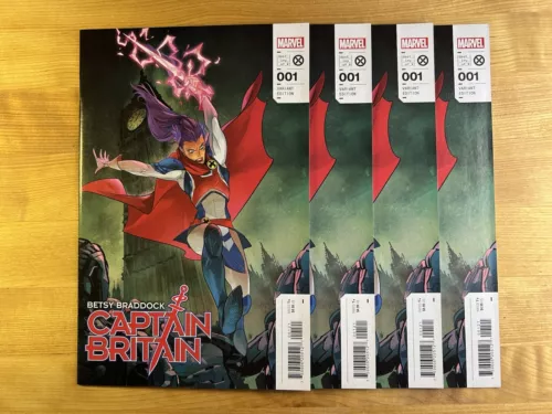 Betsy Braddock Captain Britain #1 (2023) NM/NM+ Marvel 1:25 Schmidt Variant