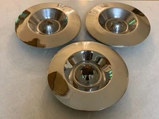 VINTAGE 1953 CADILLAC 15" SET OF 3 HUB CAP WHEEL COVERS SOMBRERO