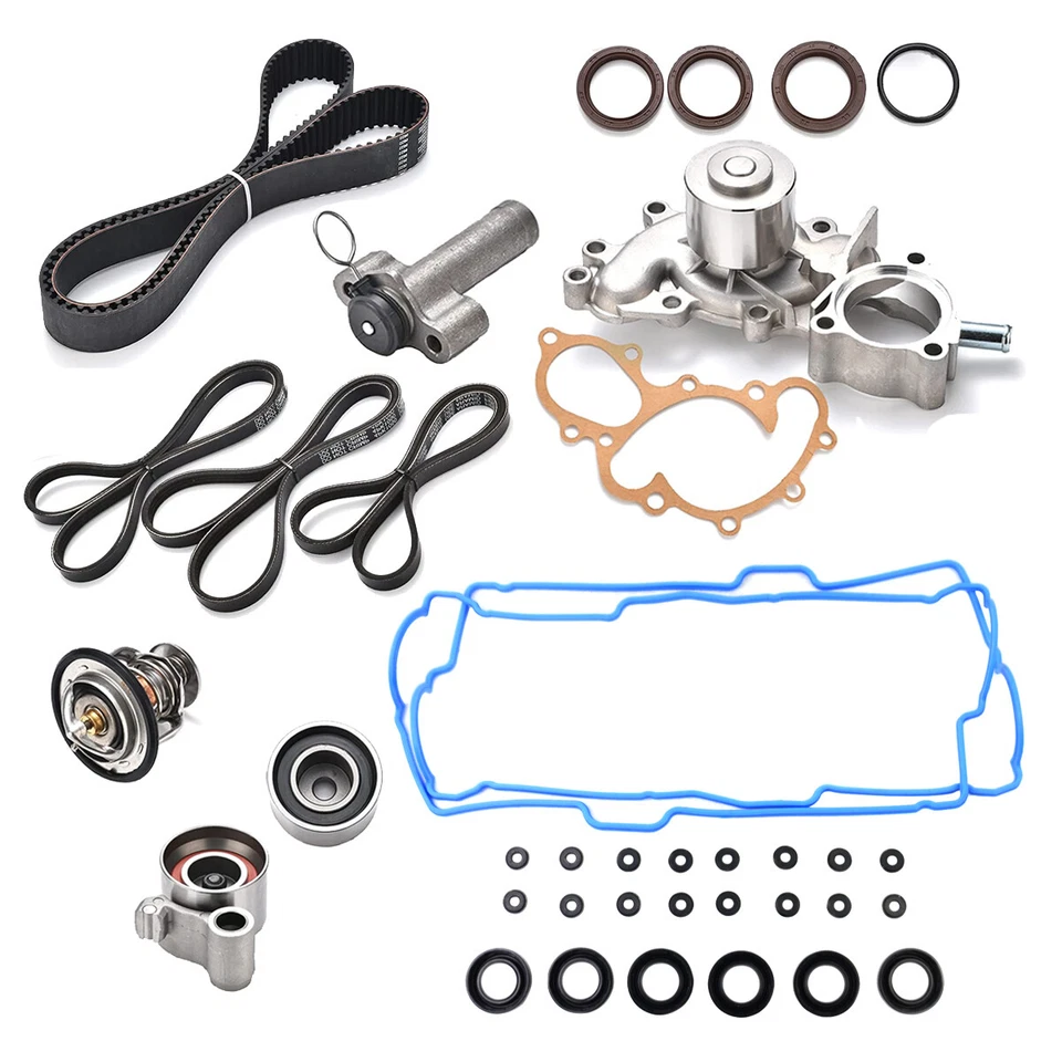 Kit de correa de distribución con bomba de agua para Toyota Tundra 4Runner Tacoma T100 3,4 L 5VZFE Foto 3 de 4