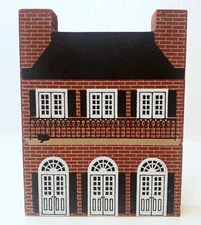 VTG 1987 Cats Meow Village CREOLE HOUSE Series 5 V Shelf Sitter Signed Faline