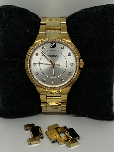 Swarovski Brand 5181642 Women's Stainless Steel Analog Dial Quartz Watch GE348 - 第 1/11 張圖片
